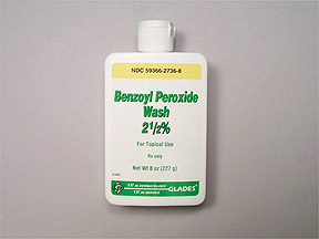 benzoyl peroxide topical (generic) 2.5%
