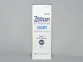 ZoDerm (benzoyl peroxide topical) 4.5%-10%