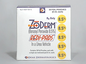 ZoDerm (benzoyl peroxide topical) 8.5%-10%