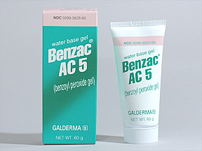 Benzac AC (benzoyl peroxide topical) 5%