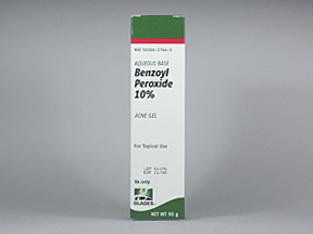 benzoyl peroxide topical (generic) 10%