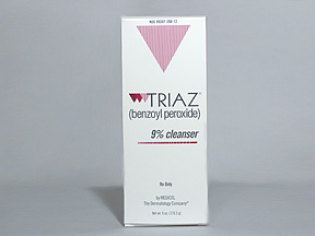 Triaz (benzoyl peroxide topical) 9%