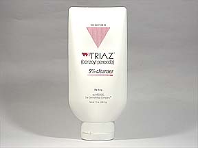Triaz (benzoyl peroxide topical) 9%